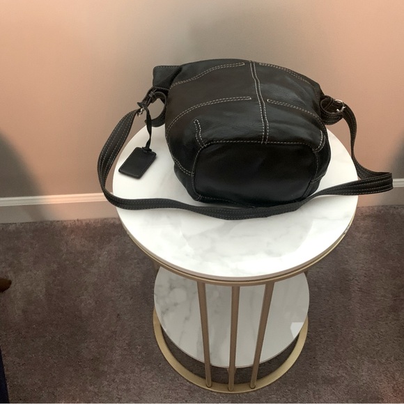 Black leather purse - Picture 3 of 4